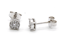 Earrings PG Gioielli Woman in White Gold Diamante 0.18 Ct ORTOY-3M PG GIOIELLI - ORTOY-3M PG GIOIELLI